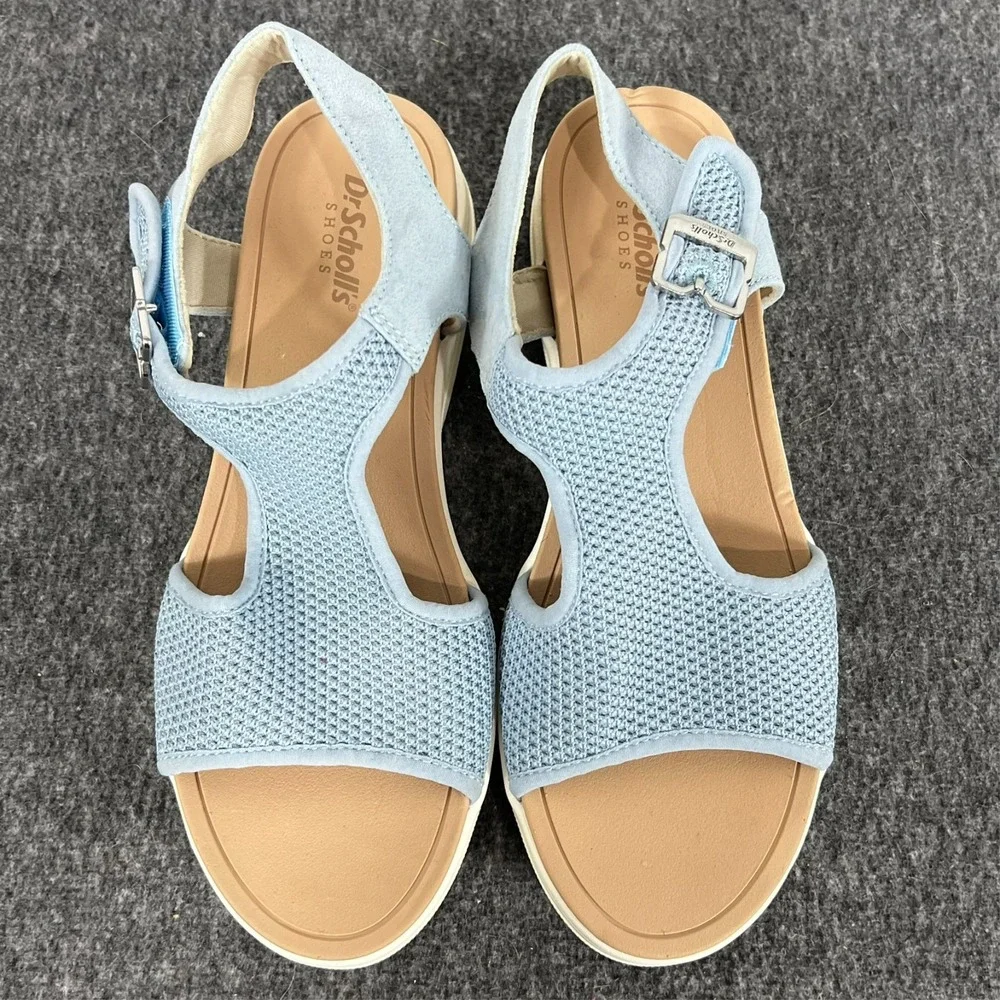 Dr Scholls Sandals Time Off Sun Light Blue‎ Women's 7 M
